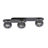 Lampa sufitowa  PLAZA 3 BLACK/STRIPE