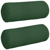 Poduszki Wałkowe 2 pcs Ciemna zieleń ? 15 x 40 cm