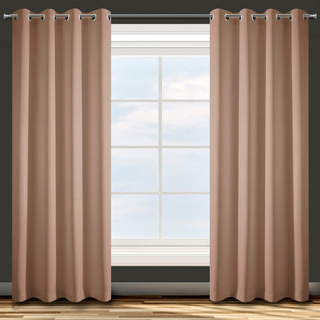 Zasłona Adore jasnobrązowa 140x250