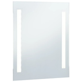 vidaXL Ścienne lustro łazienkowe z LED, 60 x 80 cm