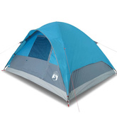 vidaXL Namiot rodzinny, kopułowy, 6-os., niebieski, wodoszczelny