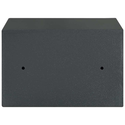 Sejf Z blokadą ciemno szary 31 x 20 x 20 cm Stal