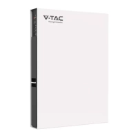 Magazyn Bank Energii V-TAC Powerbank Ścienny 48V 160Ah 7,68kWh VT-48160 5 Lat Gwarancji