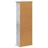 Kabinet na płyty CD Betonowy szary 60 x 17 x 92 cm
