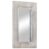 vidaXL Lustro ścienne w stylu Aviator, 80x50 cm, metalowe