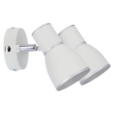 Lampa ścienna listwa 2X40W E14 biały/chrom FIDO 92-63373