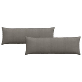 Poduszki na sofę 2 pcs Jasnoszary 120 x 40 cm