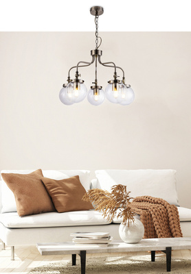 Lampa sufitowa Candellux Ballet 35-70876 E27 patyna