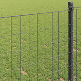 Ogrodzenie Euro 0,4 x 10 m Żelazo pokryte PVC Szary