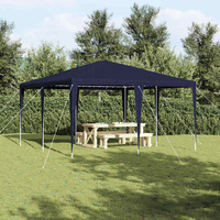Namiot Imprezowy Niebieski 400 x 400 x 266 cm Polietylen i Stal