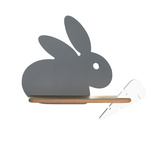 Lampa kinkiet półeczka 5W LED 4000K IQ Kids Rabbit szary+biały 21-84743
