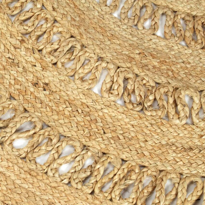 vidaXL Dywan ręcznie wypleciony z juty, 210 cm