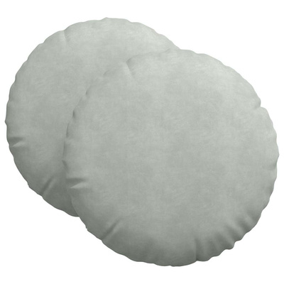 Poduszki na siedziska 2 pcs Jasnoszary ?60 x 21 cm Aksamit