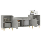 vidaXL Szafka pod TV, szarość betonu, 160x35x55 cm model standard