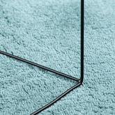 vidaXL Dywan OVIEDO z krótkim włosiem, zielony, 160x160 cm