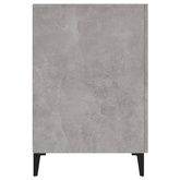 vidaXL Biurko, szarość betonu, 140x50x75 cm, materiał drewnopochodny wariant 7