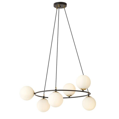 Lampa wisząca AZURA 6 BL OPAL