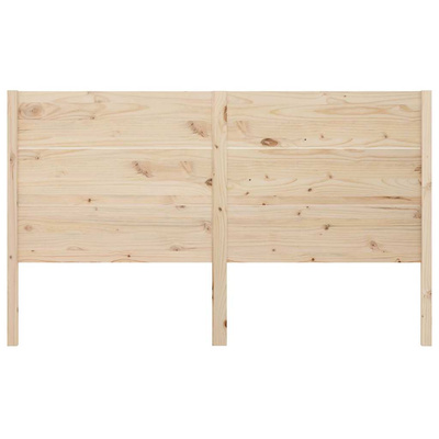 Wezgłowie łóżka, 206x4x100 cm, lite drewno sosnowe