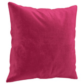 2-osobowa sofa z poduszkami, winna czerwień, 140 cm, aksamit