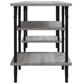 vidaXL Szafka pod TV, szary dąb sonoma, 102x35x45,5 cm