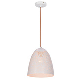 Lampa sufitowa wisząca 1X60W E27 ażurowy biały BENE 31-70340