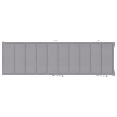 vidaXL Leżaki z poduszkami, 2 szt., lite drewno akacjowe