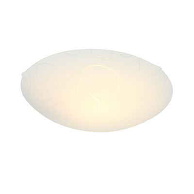 Plafon biały szklany sufitowy Malibu 13-84074
