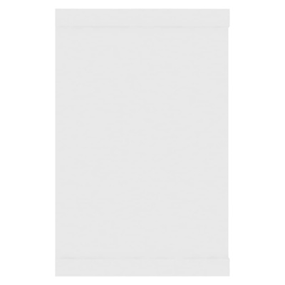 Półki ścienne kostki, 2 szt., białe, 60x15x23 cm