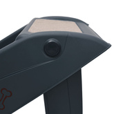 Składane, 4-stopniowe schodki dla psa, ciemnoszare