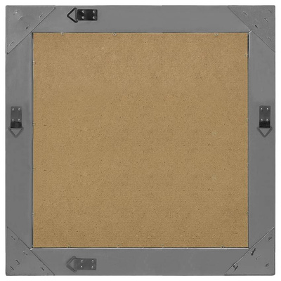 vidaXL Lustro ścienne w stylu barokowym, 60x60 cm, czarne