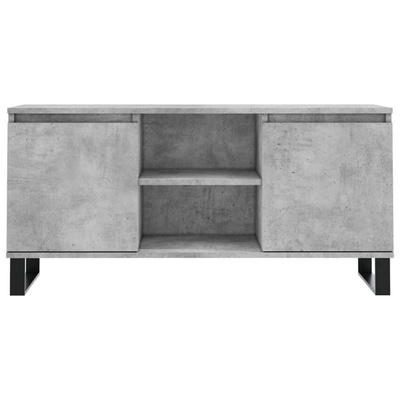 vidaXL Szafka pod TV, szarość betonu, 104x35x50 cm