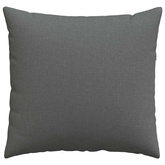 Poduszki na sofę 2 pcs Ciemnoszary 50 x 50 cm tkanina