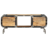 vidaXL Szafka pod TV, 110x30x42 cm, lite drewno mango