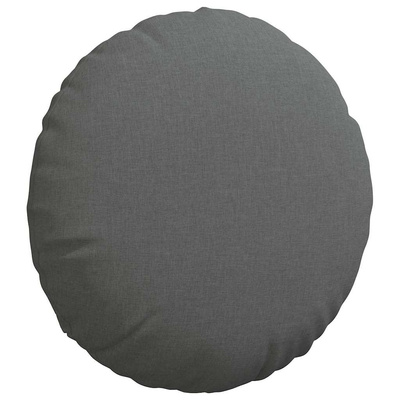 Poduszki na siedziska 2 pcs Ciemnoszary ?50 x 19 cm tkanina
