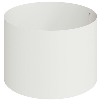 Doniczka ogrodowa Biały 90 x 90 x 20 cm Stal zimnogięta