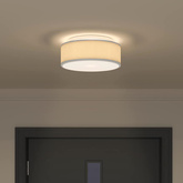 Lampa Sufitowa Z reflektorami Szary 30 x 30 x 13,5 cm tkanina