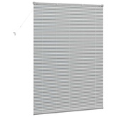 Żaluzje weneckie Srebrny 175 x 125 cm Aluminium