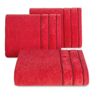 Ręcznik Dona czerwony 70x140