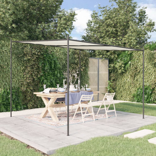 vidaXL Altana, biała, 3x3 m, 180 g/m², tkanina i stal
