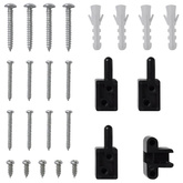 Moskitiera na drzwi z brązową ramą, 100 x 215 cm