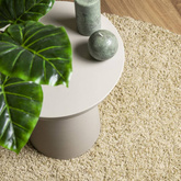 vidaXL Dywan z długim włosiem PAMPLONA, złoty, Ø 120 cm