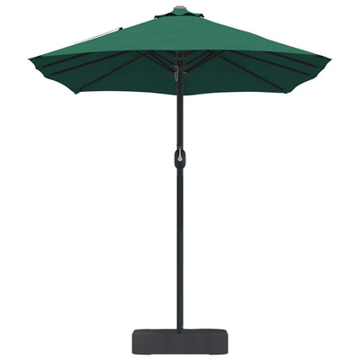 Parasolka ogrodowa Zielony 385 x 209 x 244 cm Poliester i Stal