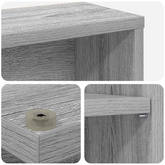 Kabinet na płyty CD 2 szt. Szary Sonoma 60 x 17 x 92 cm