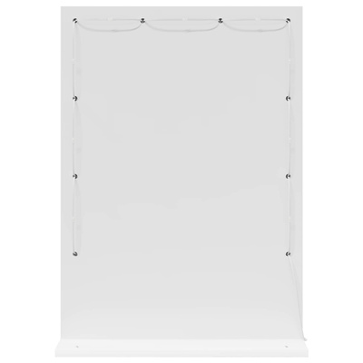 Lustro toaletowe Prostokątny Z lustrem Biały 70 x 50 x 18 cm