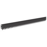 Krawężnik do trawnika 50 szt. 103 x 10 cm Stal Czarny