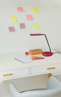 biurkowa K-BL1208 CZERWONY z serii SOLO Lampka