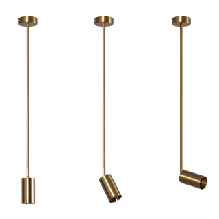 Lampa Wisząca Złota 80cm GU10 Spot Abruzzo Fin