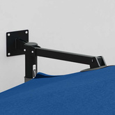 Parasolka ogrodowa 248 x 248 x 148 cm Poliester i Stal