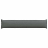 Poduszki na sofę 2 pcs Ciemnoszary 200 x 40 cm tkanina