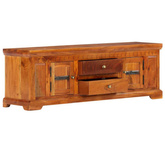 vidaXL Szafka pod TV, 119x30x40 cm, lite drewno akacjowe